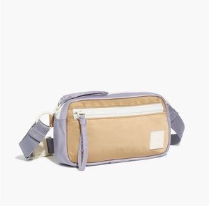 Madewell Lilac and Beige Crossbody Belt Bag